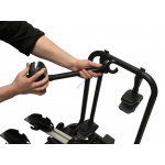Platfroma rowerowa AGURI (czarna) ACTIVE BIKE na 3 rowery z zamkami i szybkim montażem