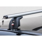 Bagażnik Amos model BETA aluminiowy (4 łapy + 2 belki aluminiowe + 4 zamki z osłonkami) Kit 101 *WYSYŁKA GRATIS*