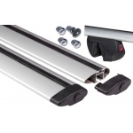 Bagażnik na relingi Amos ALFA AERO DYNAMIC ALU 1,2m (4 łapy + 2 belki aluminiowe + 4 zamki) *WYSYŁKA GRATIS*