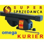 Bagażnik na relingi Amos "NOWY" stalowy 1,3m (4 łapy + 2 belki stalowe 130cm)